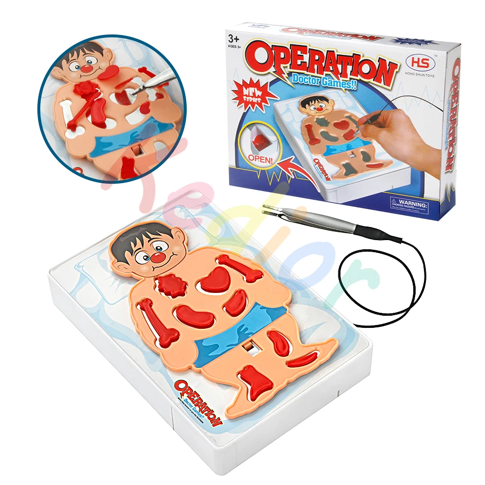 Simulation Classic Operation Game Operation Doctor Toys Set Desktop Fun Game Educational Toy Creative Gift
Simulation Classic Operation Game Operation Doctor Toys Set Desktop Fun Game Educational Toy Creative Gift