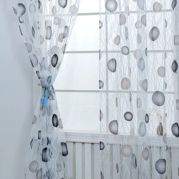 Curve Round Ball Print Semi-shading Tulle Curtains Bedroom Window Screen Drapes Mildew Resistant Bath Curtain Bathroom Decor
Curve Round Ball Print Semi-shading Tulle Curtains Bedroom Window Screen Drapes Mildew Resistant Bath Curtain Bathroom Decor