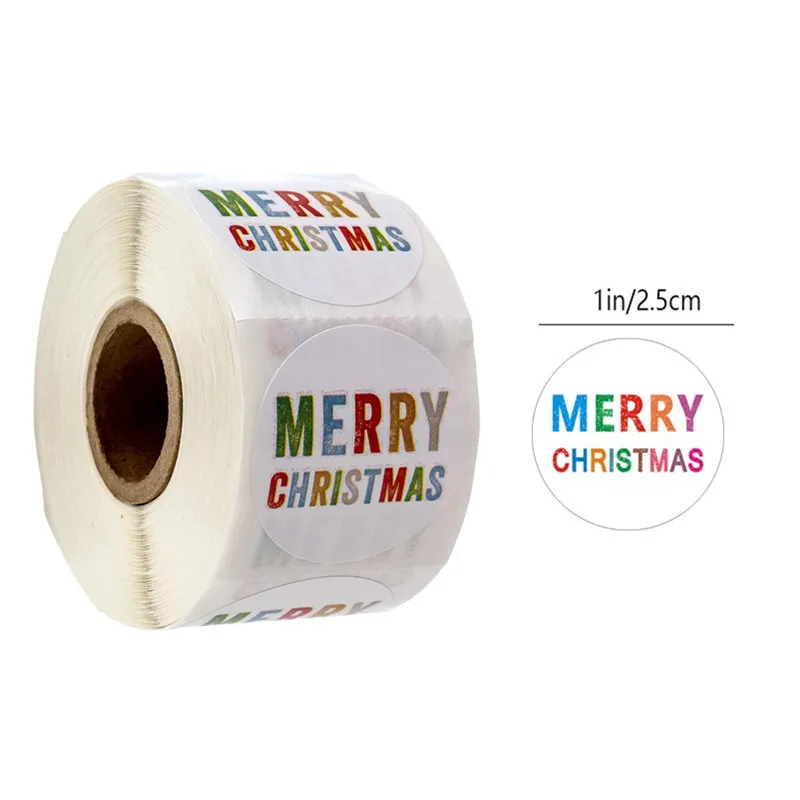 Colorful Round Gold Foil Merry Christmas Stickers Scrapbook Labels 1Inch 500pcs for Xmas Gifts Card Envelope Decor Seal Sticker
Colorful Round Gold Foil Merry Christmas Stickers Scrapbook Labels 1Inch 500pcs for Xmas Gifts Card Envelope Decor Seal Sticker