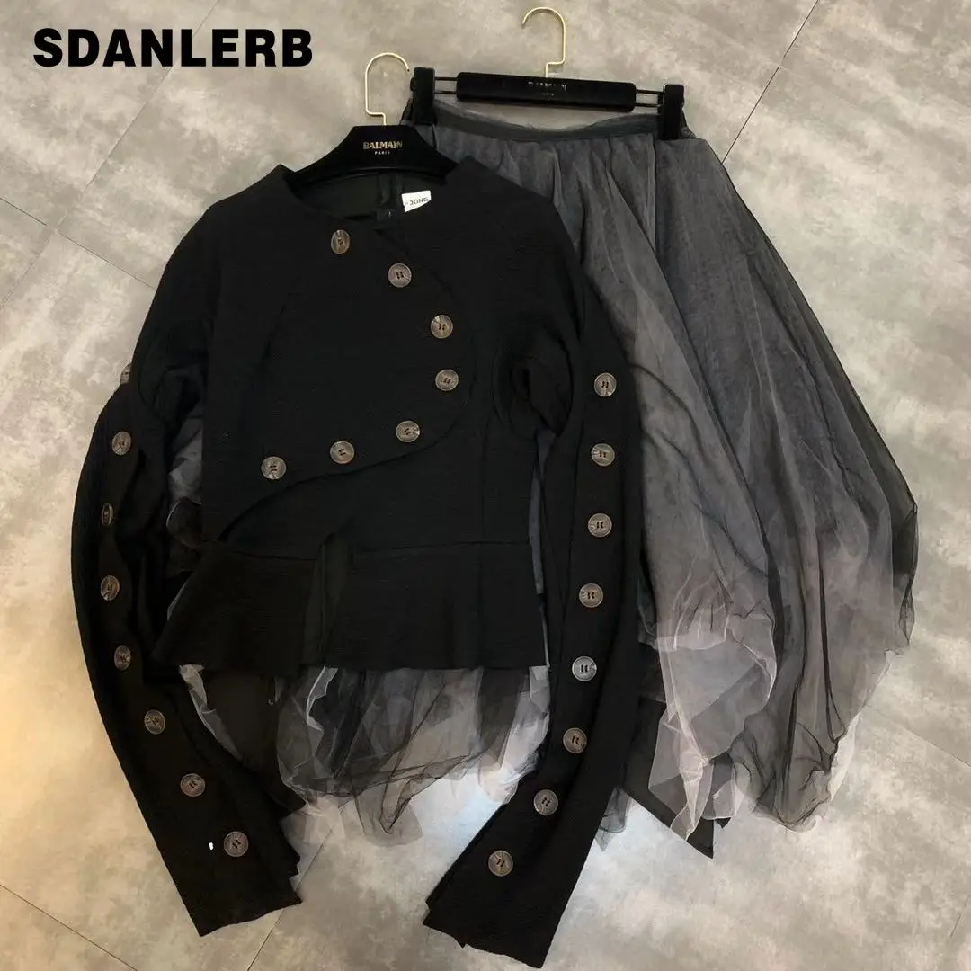 2019 Autumn New Button Decoration High Waist Temperament Slim Shirt Long Sleeve Blusas Gauze Skirt Women's Suit Buy Separately
2019 Autumn New Button Decoration High Waist Temperament Slim Shirt Long Sleeve Blusas Gauze Skirt Women's Suit Buy Separately