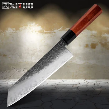 XITUO Three-layer Composite Steel Kitchen Chef Knife Hand Forged Sharp Meat Cleaver Gyuto Nakiri Octagonal Rosewood Handle New
XITUO Three-layer Composite Steel Kitchen Chef Knife Hand Forged Sharp Meat Cleaver Gyuto Nakiri Octagonal Rosewood Handle New