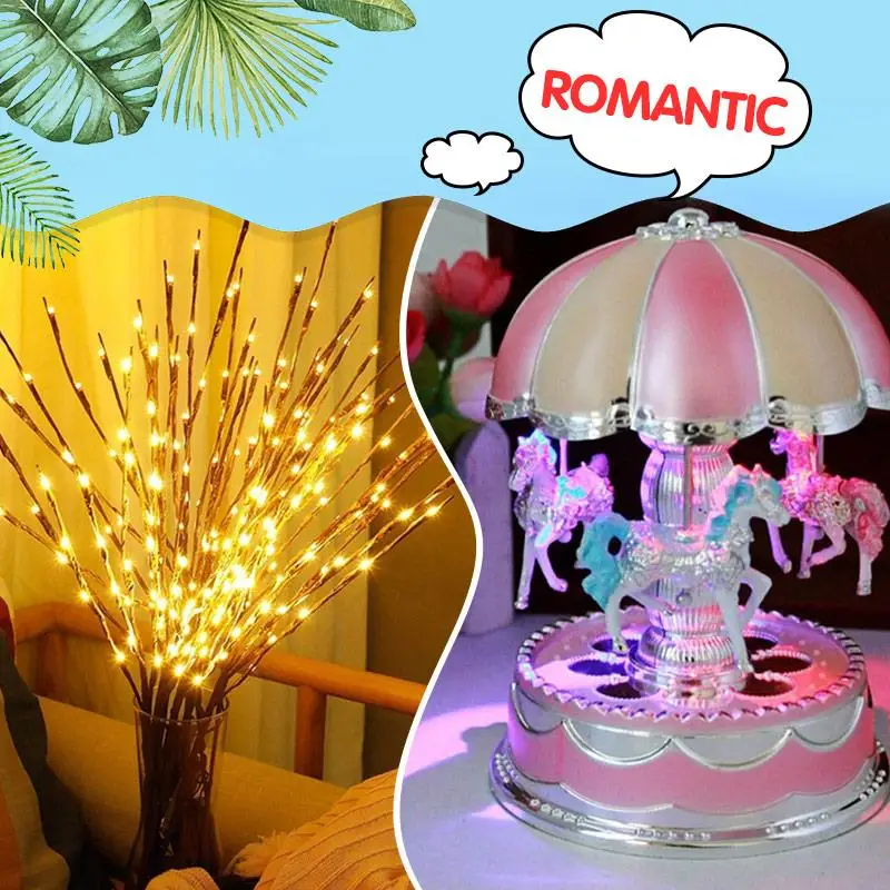 20LED Battery Box LED Tree Branch Light Willow Tree Branch Light Super Bright Festival Wedding Outdoor Romantic Durable
20LED Battery Box LED Tree Branch Light Willow Tree Branch Light Super Bright Festival Wedding Outdoor Romantic Durable
