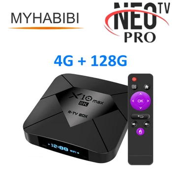 Amlogic S905X3 X10 MAX Plus Neotv Pro IPTV 4GB 128GB Android 9 Box Tv Display Tv Box X10max Neo Pro2 IPTV Android Tv Smart
Amlogic S905X3 X10 MAX Plus Neotv Pro IPTV 4GB 128GB Android 9 Box Tv Display Tv Box X10max Neo Pro2 IPTV Android Tv Smart