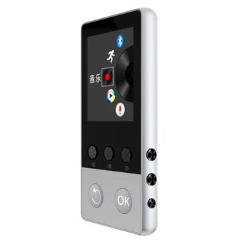 Metal MP3 Player Bluetooth Portable o Lossless HiFi Music Player MP4 Sports Walkman with FM Radio,Voice Recorder,E-Book (Sil
Metal MP3 Player Bluetooth Portable o Lossless HiFi Music Player MP4 Sports Walkman with FM Radio,Voice Recorder,E-Book (Sil