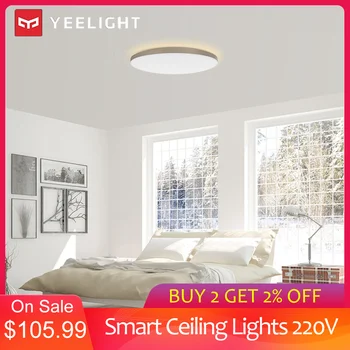 YEELIGHT YLXD50YL Smart Ceiling Lights 220V 50W Lamp Optical Smart LED Ceiling Colored Ambient Light
YEELIGHT YLXD50YL Smart Ceiling Lights 220V 50W Lamp Optical Smart LED Ceiling Colored Ambient Light