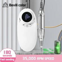 Nail Drill Machine 35000 RPM Portable Rechargeable Can Use 8 Hours Nail Drill Pen Apparatus for Manicure Nail Gel Polisher
Nail Drill Machine 35000 RPM Portable Rechargeable Can Use 8 Hours Nail Drill Pen Apparatus for Manicure Nail Gel Polisher
