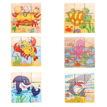 Kids Wooden 3D Puzzle Toys Six Sides Jigsaw Puzzle Montessori Toys for Children Kids Wood Learning Educational Puzzles Toys
Kids Wooden 3D Puzzle Toys Six Sides Jigsaw Puzzle Montessori Toys for Children Kids Wood Learning Educational Puzzles Toys