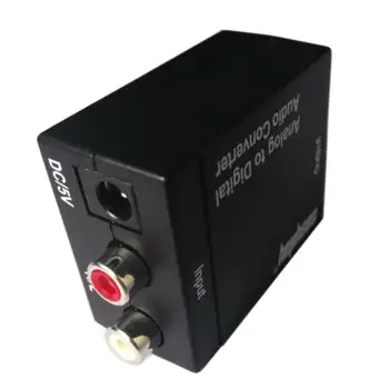 Analog Audio L/R To Digital Audio Analog Audio To Digital Coaxial/Fiber Audio Analog To Digital Coaxial/Fiber Audio Converter
Analog Audio L/R To Digital Audio Analog Audio To Digital Coaxial/Fiber Audio Analog To Digital Coaxial/Fiber Audio Converter