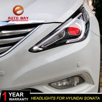 Car Styling Head Lamp case for Hyundai Sonata 2011-2015 Headlights LED Headlight DRL Lens Double Beam Bi-Xenon HID Accessories
Car Styling Head Lamp case for Hyundai Sonata 2011-2015 Headlights LED Headlight DRL Lens Double Beam Bi-Xenon HID Accessories