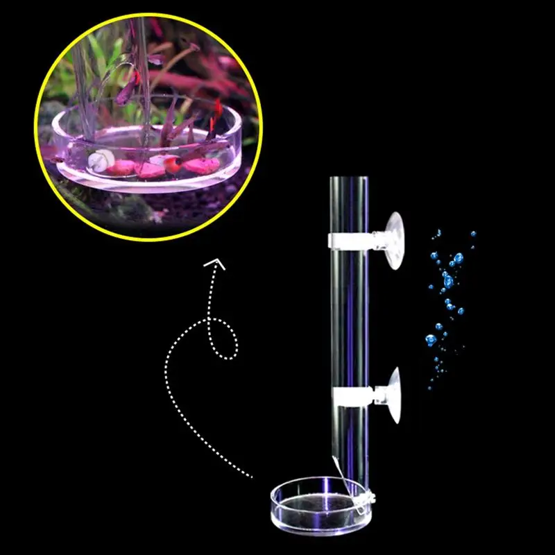 Shrimp Feeding Dish Acrylic Shrimp Food Feeder with 6cm Dish Bowl for Aquarium Fish Tank Fish Food Feeding Tube 2 x 22cm
Shrimp Feeding Dish Acrylic Shrimp Food Feeder with 6cm Dish Bowl for Aquarium Fish Tank Fish Food Feeding Tube 2 x 22cm