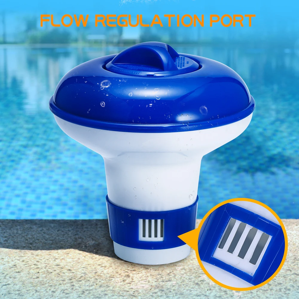 Floating Chemical Chlorine Dispenser Swimming Pool Thermometer Disinfection Automatic Applicator Pump Swimming Pool Accessories
Floating Chemical Chlorine Dispenser Swimming Pool Thermometer Disinfection Automatic Applicator Pump Swimming Pool Accessories