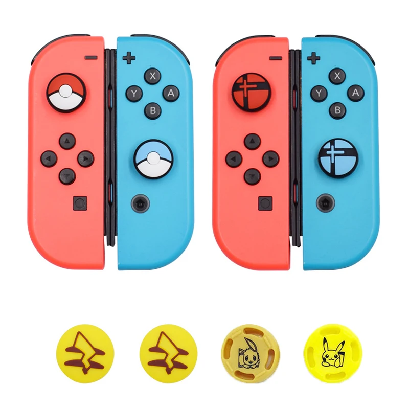 4pcs Pokemons Marios Silicone Thumb Grip Button Joystick Caps for Nintend Switch NS Controller Joy-con Cover Caps Accessories
4pcs Pokemons Marios Silicone Thumb Grip Button Joystick Caps for Nintend Switch NS Controller Joy-con Cover Caps Accessories