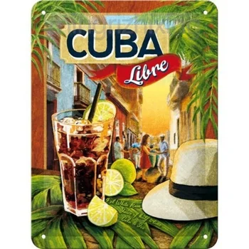 Nostalgic Art Vintage Tin Sign Cuba Libre Bar Pub College Dorm Home Wall Decor Home Decor Art Poster Retro Vintage
Nostalgic Art Vintage Tin Sign Cuba Libre Bar Pub College Dorm Home Wall Decor Home Decor Art Poster Retro Vintage