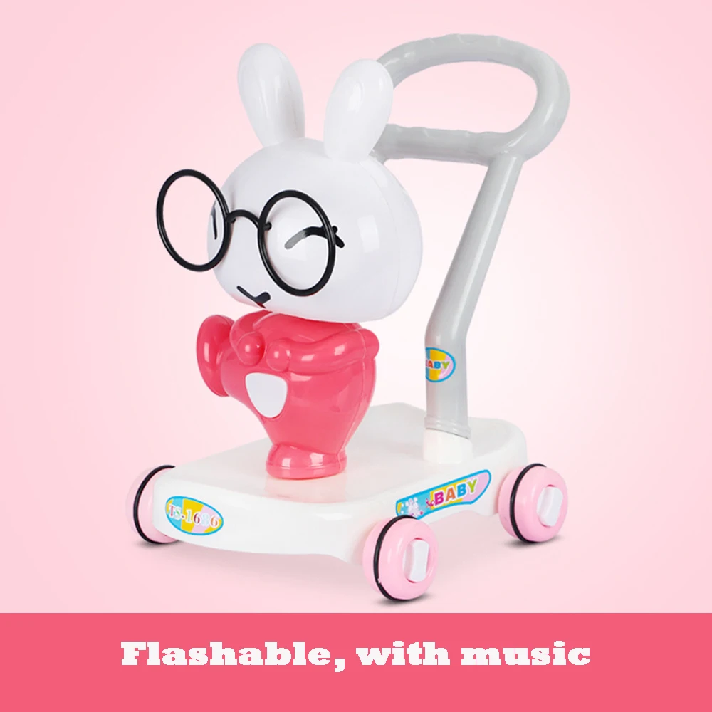 Cartoon baby stroller with music flash suitable for more than 10 months baby bunny yellow duck stroller baby walker
Cartoon baby stroller with music flash suitable for more than 10 months baby bunny yellow duck stroller baby walker