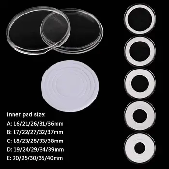 20Pcs Clear Round 46mm Direct Fit Airtight Coin Capsules Holder Display Storage Case With Adjustable EVA Gasket Pad Ring 16-40mm
20Pcs Clear Round 46mm Direct Fit Airtight Coin Capsules Holder Display Storage Case With Adjustable EVA Gasket Pad Ring 16-40mm