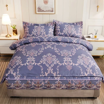 Polyster Fibre Fixed Bedspread Mattress CoverFitted Sheet Singleton Antislip Dustproof Protect Bedding Solid And Durable 
Polyster Fibre Fixed Bedspread Mattress CoverFitted Sheet Singleton Antislip Dustproof Protect Bedding Solid And Durable