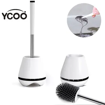 YCOO Rubber Toilet Brush with Holder Cleaning Brush For Toilet Household Floor Cleaner with Hair Clip Bathroom Accessories
YCOO Rubber Toilet Brush with Holder Cleaning Brush For Toilet Household Floor Cleaner with Hair Clip Bathroom Accessories
