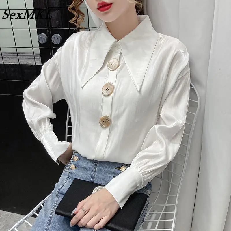 Blusas Mujer De Moda 2022 Verano Elegant Women Long Sleeve White Chiffon Shirts Sexy Loose Y2k French Silk Office Blouses Tops
Blusas Mujer De Moda 2022 Verano Elegant Women Long Sleeve White Chiffon Shirts Sexy Loose Y2k French Silk Office Blouses Tops