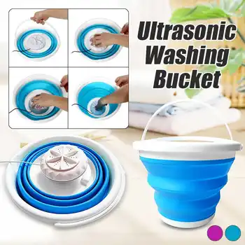 100-240v Mini Ultrasonic Washing Machine Foldable Bucket Type USB Laundry Clothes Washer Cleaner for Home Travel
100-240v Mini Ultrasonic Washing Machine Foldable Bucket Type USB Laundry Clothes Washer Cleaner for Home Travel