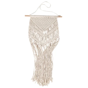 Macrame Woven Wall Hanging Boho Chic Bohemian Home Geometric Art Decor Beautiful Apartment Dorm Room Decoration
Macrame Woven Wall Hanging Boho Chic Bohemian Home Geometric Art Decor Beautiful Apartment Dorm Room Decoration