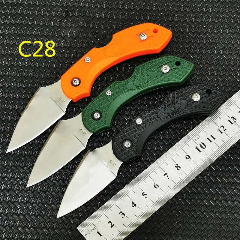 New 3-color handle BF-C28 Knife Combat Open-Knives Pocket VG-10Blade 58HRC Tactical Folding Outdoor Quick Portable
New 3-color handle BF-C28 Knife Combat Open-Knives Pocket VG-10Blade 58HRC Tactical Folding Outdoor Quick Portable
