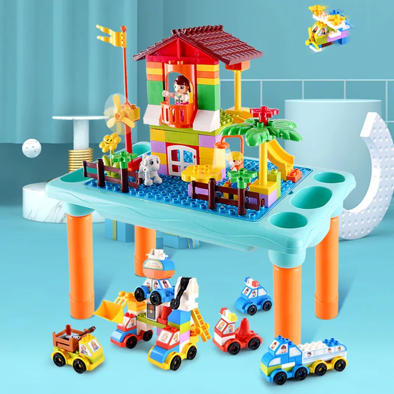 Multifunctional building block come with table boys and girls 3-6 years old children puzzle toy
Multifunctional building block come with table boys and girls 3-6 years old children puzzle toy