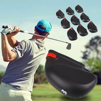 Golf Iron Head Covers 9Pcs 9Pcs Case with Zipper Black Clubs Protector Golf Iron Protector
Golf Iron Head Covers 9Pcs 9Pcs Case with Zipper Black Clubs Protector Golf Iron Protector