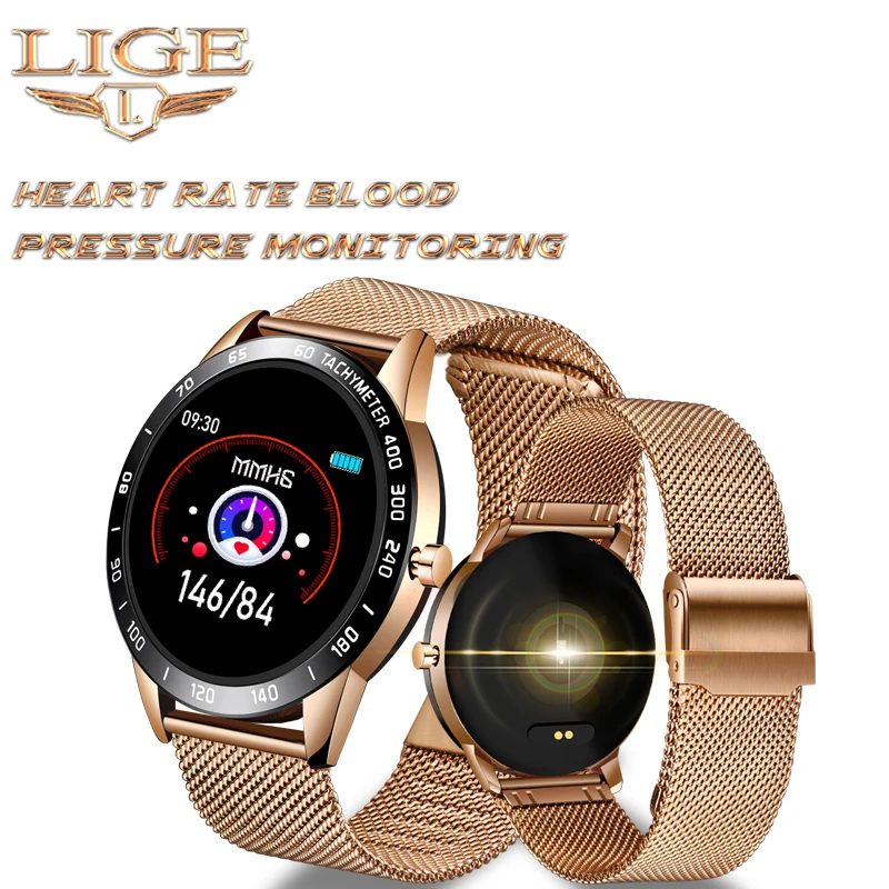 LIGE Sports Smart Watch Men Smart Fitness Watch heart rate blood Pressure Monitor Pedometer for Android ios Active Watch Women
LIGE Sports Smart Watch Men Smart Fitness Watch heart rate blood Pressure Monitor Pedometer for Android ios Active Watch Women