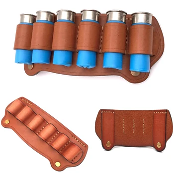Hunting gun accessories cowhide Cartridge Belt Airsoft Tactical 6 Shotgun Shell cowhide Bandolier Gauge Ammo Holder Military
Hunting gun accessories cowhide Cartridge Belt Airsoft Tactical 6 Shotgun Shell cowhide Bandolier Gauge Ammo Holder Military