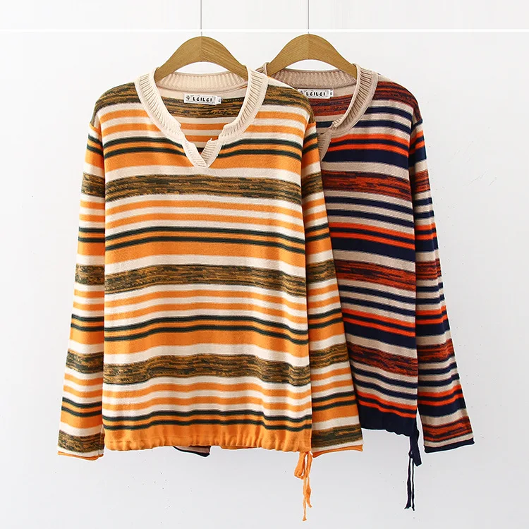 Large Size Dress Autumn Clothing New Style Cover Meat Thin Sweater Suitable Large GIRL'S Outfit Stripes Slimming Knit Low Waist
Large Size Dress Autumn Clothing New Style Cover Meat Thin Sweater Suitable Large GIRL'S Outfit Stripes Slimming Knit Low Waist