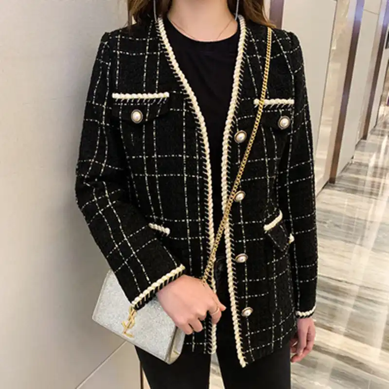 short black tweed jacket