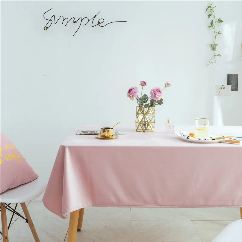 Ins Simple Solid Color Tablecloth Velvet Soft High Quality Banquet Table Cloth Washable Oilproof Kitchen Art Home Decor Textile
Ins Simple Solid Color Tablecloth Velvet Soft High Quality Banquet Table Cloth Washable Oilproof Kitchen Art Home Decor Textile
