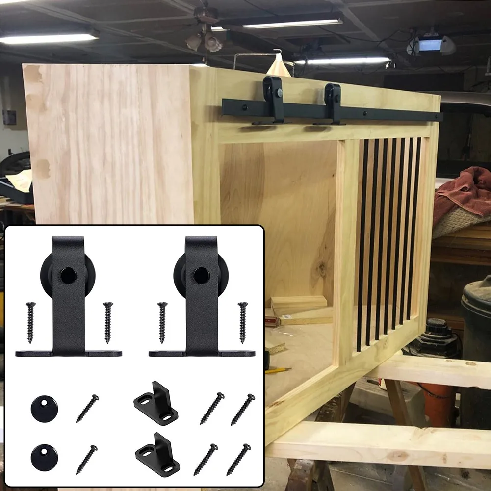 Cabinet Sliding Barn Door Hardware Kit Track Hardware For Wardrobe Stand Interior Closet Hanging Rail Set Smooth And Silent
Cabinet Sliding Barn Door Hardware Kit Track Hardware For Wardrobe Stand Interior Closet Hanging Rail Set Smooth And Silent