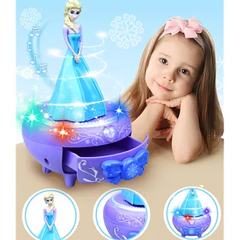 Disney Frozen Cartoon Musical Box Elsa Princess Rotate Music Box Creative Children Desktop Decor Action Figure Model Toy M4793
Disney Frozen Cartoon Musical Box Elsa Princess Rotate Music Box Creative Children Desktop Decor Action Figure Model Toy M4793