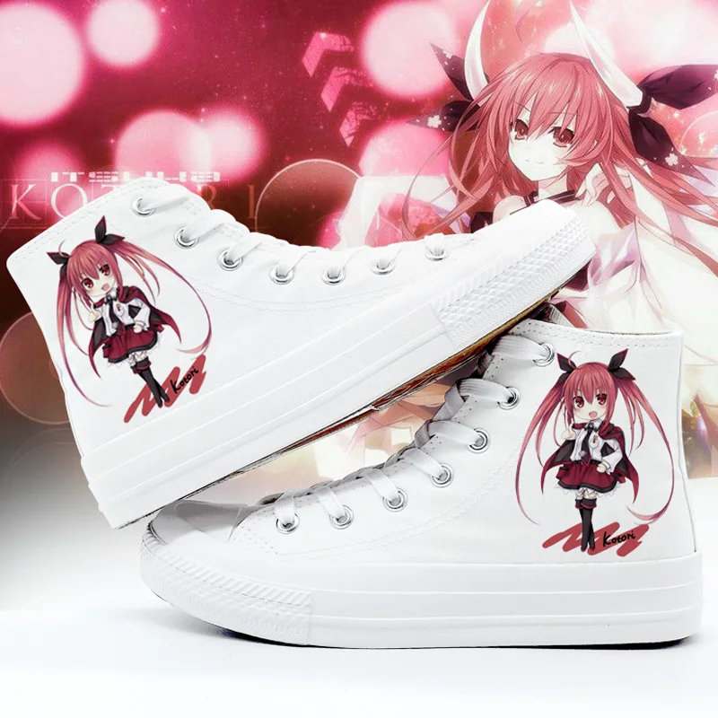 DATE A LIVE Anime cartoon students high help canvas shoes casual comfortable women and men college cosplay cos shoes fashion
DATE A LIVE Anime cartoon students high help canvas shoes casual comfortable women and men college cosplay cos shoes fashion
