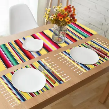 OurWarm Cotton Placemat Mexican Table Decoration Kitchen Placemat Dining Table Mat Fest Fiesta Themed Party Supplies
OurWarm Cotton Placemat Mexican Table Decoration Kitchen Placemat Dining Table Mat Fest Fiesta Themed Party Supplies