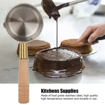 Thickened Stainless Steel Milk Pot Cookware Butter Chocolate Melting Pot Sauce Pan For Restaurants Kitchens Supplies Cooking
Thickened Stainless Steel Milk Pot Cookware Butter Chocolate Melting Pot Sauce Pan For Restaurants Kitchens Supplies Cooking