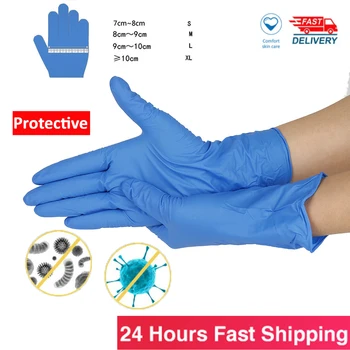 100Pcs Universal Protective Disposable nitrile Latex Gloves Household Car wash Motocycle Cleaning Gloves Protection Guantes
100Pcs Universal Protective Disposable nitrile Latex Gloves Household Car wash Motocycle Cleaning Gloves Protection Guantes