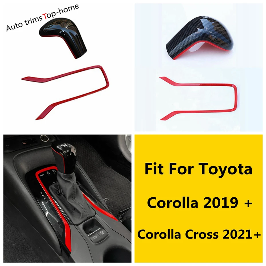 For Toyota Corolla Cross 2021 - 2023 / Corolla 2019 - 2023 Transmission Gear Box Strip / Shift Head Knob Cover Trim Accessories
For Toyota Corolla Cross 2021 - 2023 / Corolla 2019 - 2023 Transmission Gear Box Strip / Shift Head Knob Cover Trim Accessories