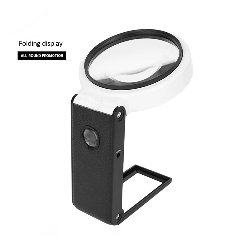 5X 25X Folding Magnifier 6 LED Mini Pocket Portable Hand Magnifying Jeweler Microscope Currency Detector Old Man Reading Glass
5X 25X Folding Magnifier 6 LED Mini Pocket Portable Hand Magnifying Jeweler Microscope Currency Detector Old Man Reading Glass