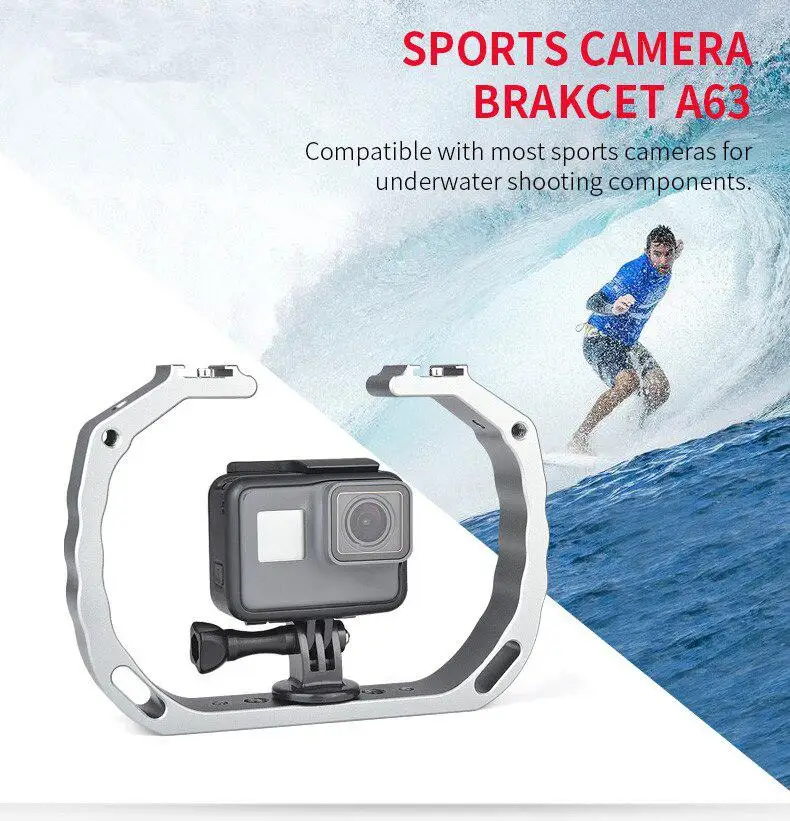 BEESCLOVER Shooting Phone Cage Bracket Handle for GoPro hero5/4/3 Handheld Rabbit Video Rig r60 | Электроника
