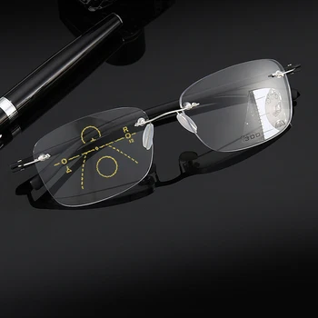 iboode Ultralight Frameless Progressive Multifocal Reading Glasses Women Men Smart Zoom Presbyopic Eyeglasses +1.0 To+3.0 Unisex
iboode Ultralight Frameless Progressive Multifocal Reading Glasses Women Men Smart Zoom Presbyopic Eyeglasses +1.0 To+3.0 Unisex