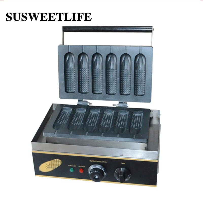 Six bar corn crispy machine sausage machine French muffin corn cob machine hot dog stick conjoined machine sausage roaster 110V
Six bar corn crispy machine sausage machine French muffin corn cob machine hot dog stick conjoined machine sausage roaster 110V