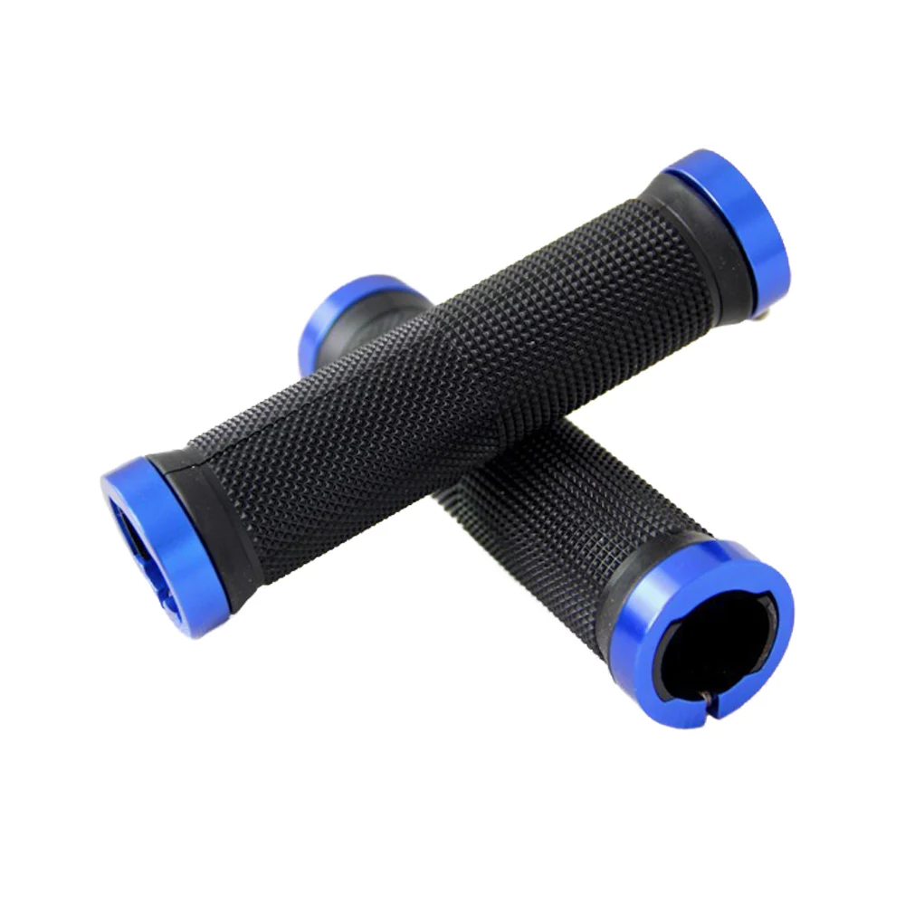 1 Pair MTB Road Bike Handlebar Grips Soft Rubber Anti-Slip Ergonomic Bicycle Handle Bar End Lock On Smooth Handle Cover BC0029 (9)