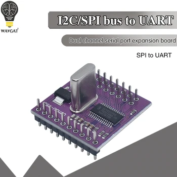 1PCS CJMCU-752 SC16IS752 I2C/SPI bus interface to dual channel UART conversion module
1PCS CJMCU-752 SC16IS752 I2C/SPI bus interface to dual channel UART conversion module