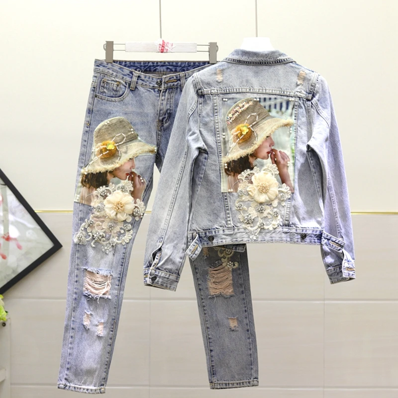 European Style Denim Jacket Women Fashion Heavy Embroidery Beaded Sequined Embroidered Flower Washing Water Jeans Denim Jackets
European Style Denim Jacket Women Fashion Heavy Embroidery Beaded Sequined Embroidered Flower Washing Water Jeans Denim Jackets