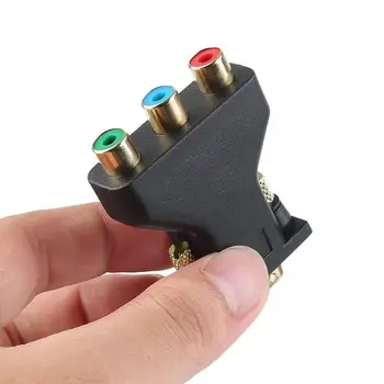VGA to RCA Connecter Converter Male VGA to 3 RCA RGB Video Female To HD 15-Pin VGA Style Component Video Jack Adapter Plug
VGA to RCA Connecter Converter Male VGA to 3 RCA RGB Video Female To HD 15-Pin VGA Style Component Video Jack Adapter Plug