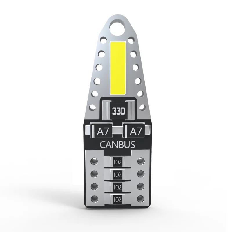 Светодиодные лампы T10 Canbus W5W 7020 2SMD 6000K белые сигнальные Купольные для чтения