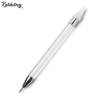 Rolabling Double End Wax Nail Rhinestone Picker Dotting Pen Double-head Nail Dotting Tool Tips Remove Rhinestone Manicure Tool
Rolabling Double End Wax Nail Rhinestone Picker Dotting Pen Double-head Nail Dotting Tool Tips Remove Rhinestone Manicure Tool