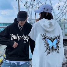 Men's Trendy Loose Casual Sweater Men Hoodies Sweatshirts Fashion Hot Sale Of The Season Harajuku Hoodie Butterfly Print 
Men's Trendy Loose Casual Sweater Men Hoodies Sweatshirts Fashion Hot Sale Of The Season Harajuku Hoodie Butterfly Print